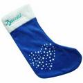 Blue/White Xmas Stocking